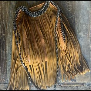Stella McCartney Falabella mini fringe tote